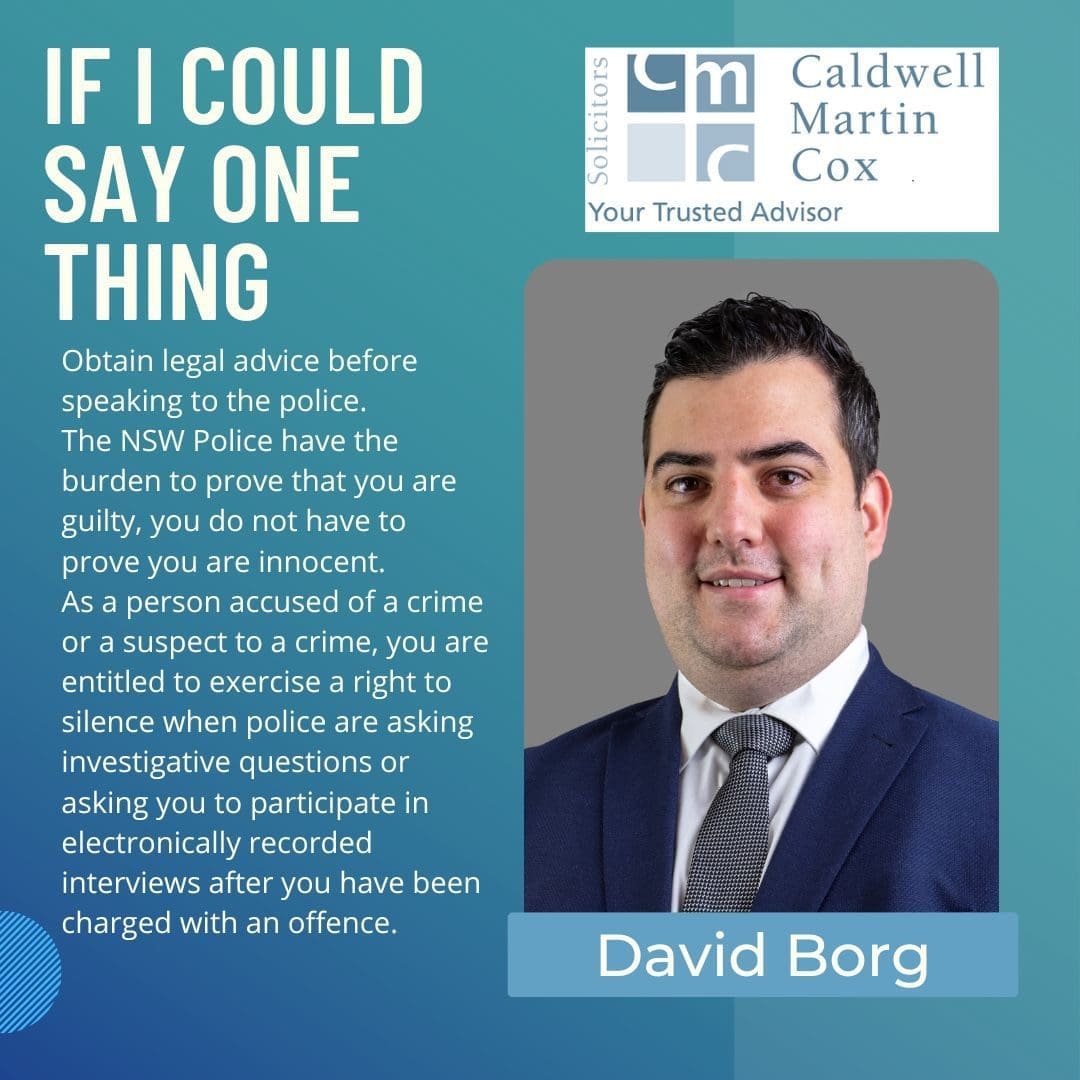 If i could say one thing David David Borg
